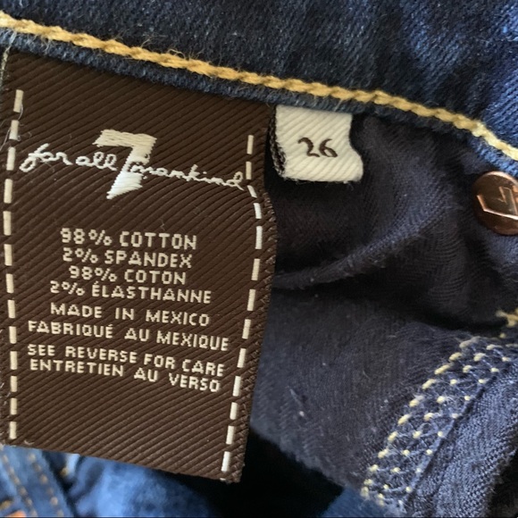 7 For All Mankind cropped Gwenevere skinny jean 26 - Picture 5 of 8